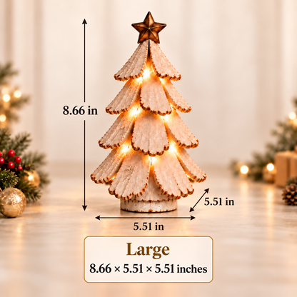 ⏳ Last day to save 50%🔥🔥Vintage lighted christmas Tree Figurine🎁