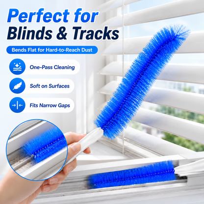 ✨Bendable Microfiber Head,Reusable Dust Remover💥