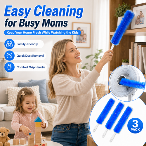 ✨Bendable Microfiber Head,Reusable Dust Remover💥
