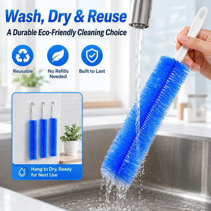 ✨Bendable Microfiber Head,Reusable Dust Remover💥
