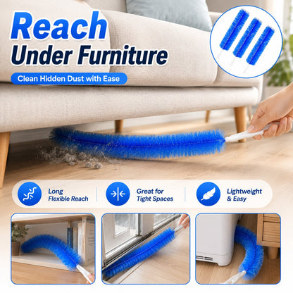 ✨Bendable Microfiber Head,Reusable Dust Remover💥