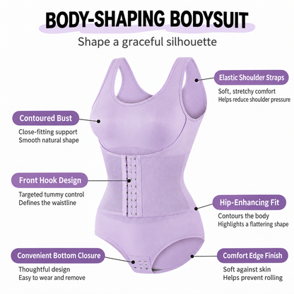 🔥 Midsection Support Bodysuit – Sculpt Your Silhouette ✨