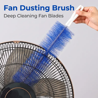 Fan cleaning brush, dust removal brush