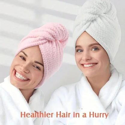 Pieces Synthetic Hair Towel Wrap Set