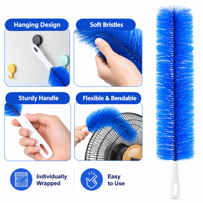 ✨Bendable Microfiber Head,Reusable Dust Remover💥