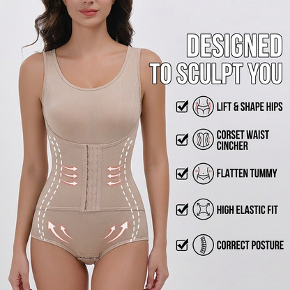 🔥 Midsection Support Bodysuit – Sculpt Your Silhouette ✨