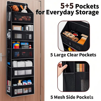 Door Hanging Storage Rack - 5+5 Pockets
