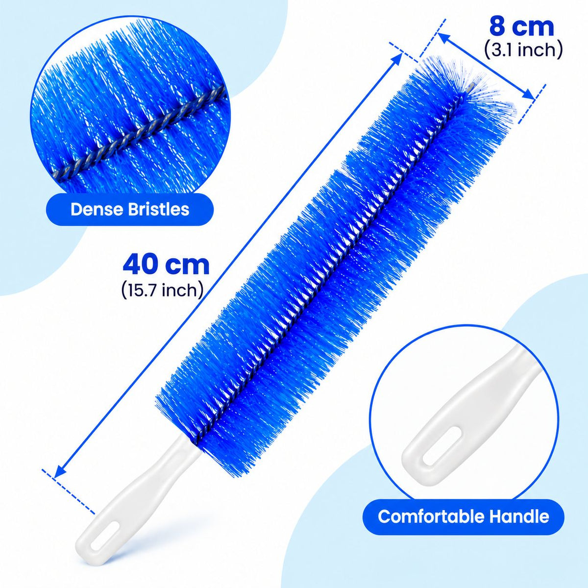 ✨Bendable Microfiber Head,Reusable Dust Remover💥