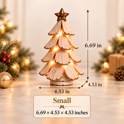 ⏳ Last day to save 50%🔥🔥Vintage lighted christmas Tree Figurine🎁